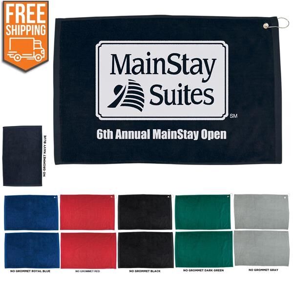 Main Product Image for Custom Printed Hemmed Color Towel - 16" x 25"  