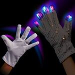 Light Up LED Glow Right Hand Rock Star Glove -  
