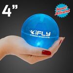 Buy Custom Printed Super Sized Blue Air Bounce Balls with LEDs