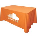 3 Sided Poly/Cotton Twill Table Cover-Screen Printed 4ft -  