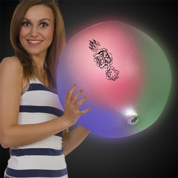 Main Product Image for Custom Printed Light Up Beach Ball 30" 
