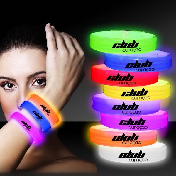 Main Product Image for Custom Printed Glow Bracelet 9"