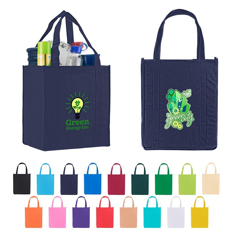 Main Product Image for Imprinted Grocery Tote Bags Nonwoven