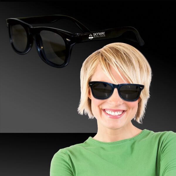 Main Product Image for Custom Printed Black Sunglasses