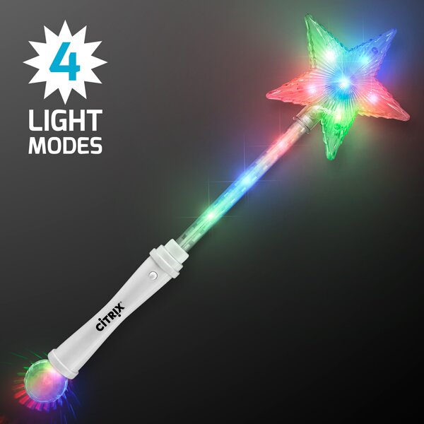 Main Product Image for Custom Printed LED Super Star Wands