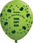 Buy Custom Printed St. Patricks Day Balloons Usa Made