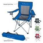 Mesh Folding Chair With Carrying Bag -  