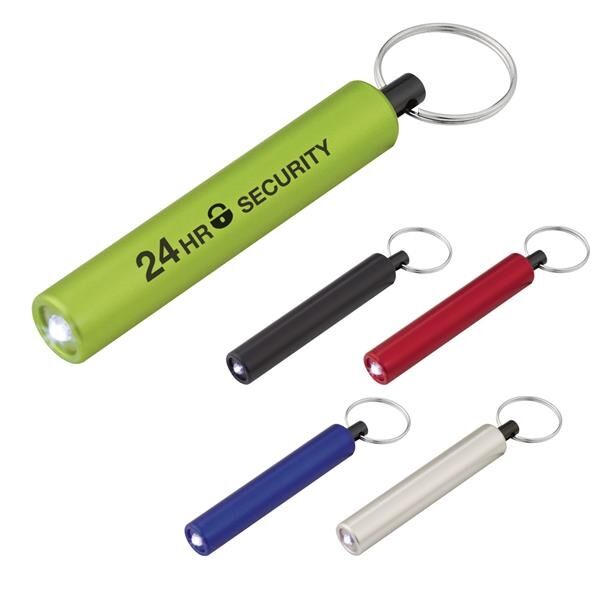 Main Product Image for Giveaway Mini Cylinder LED Flashlight Key Tag
