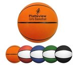 Mini Rubber Basketball  7" -  