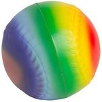 Rainbow Baseball Squeezies® Stress Reliever - Rainbow
