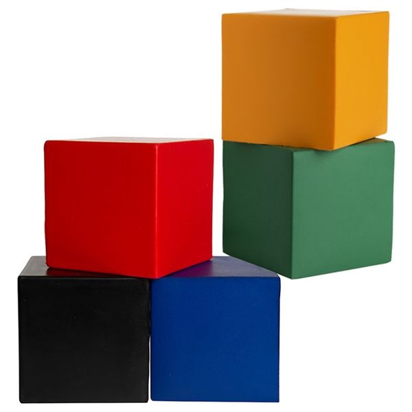 Main Product Image for Custom Squeezies (R) Cube Stress Reliever