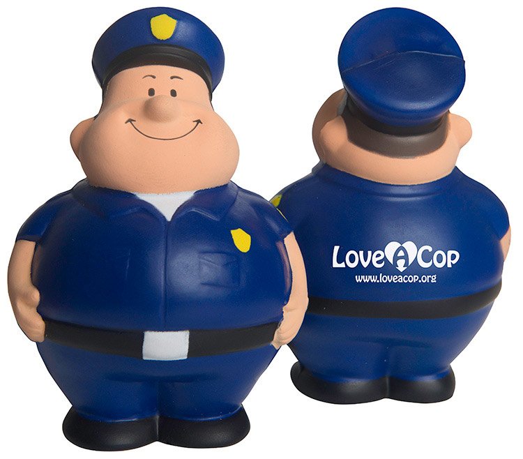 Main Product Image for Custom Squeezies (R) Policeman Bert Stress Reliever