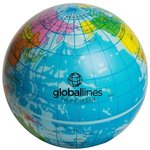 Squeezies(R) Printed Globe Stress Reliever -  