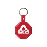 Stop Sign Flexible Key Tag - Red