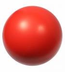 Stress Ball - Round - Emoji - Red