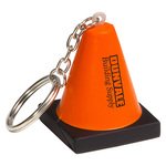 Stress Construction Cone Key Chain -  