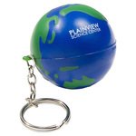 Stress Earthball Key Chain -  