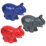 Stress Reliever Elephant With Tusks -  