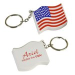 Buy Imprinted Stress Reliever Key Chain Us Flag