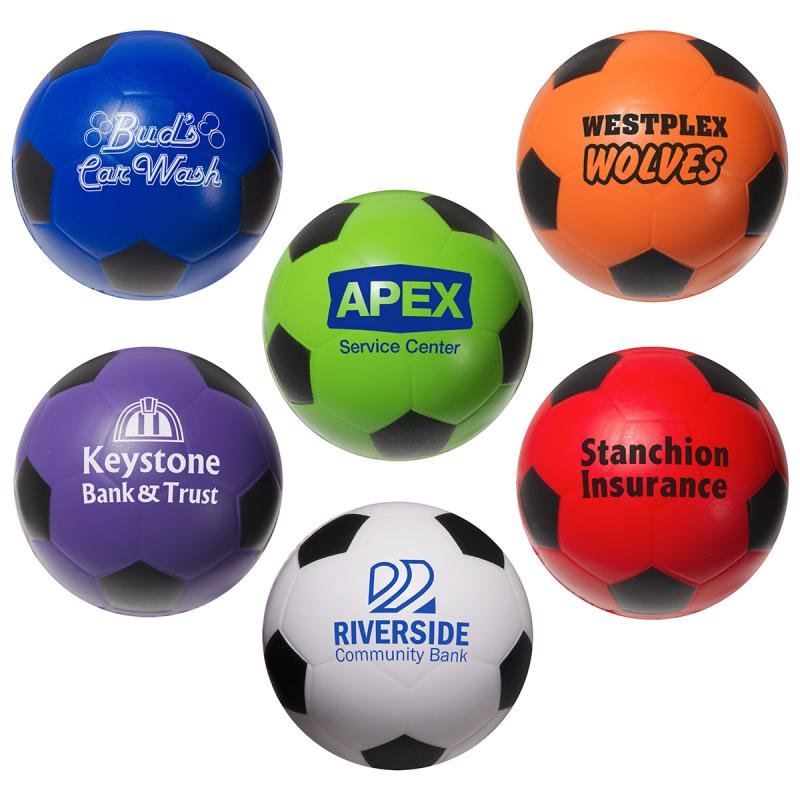 Main Product Image for Imprinted Stress Reliever Soccer Ball