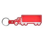 Truck Flexible Key Tag - Translucent Red