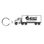 Truck Flexible Key Tag - White