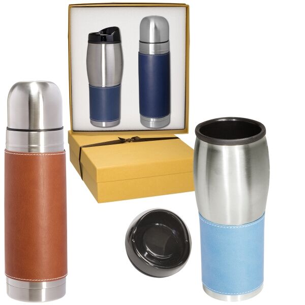 Main Product Image for Promotional Tuscany (TM) Thermal Bottle & Tumbler Gift Set