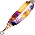 1 1/2" Dye-Sublimated Satin Ribbon Lanyard -  