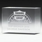 Buy 1 1/4 Thick Freestanding Acrylic Award - Laser