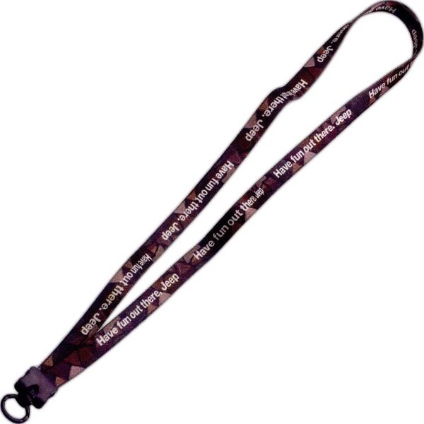 Main Product Image for Custom Imprinted 1/2" Dye Sublimated Stretchy Elastic Lanyard