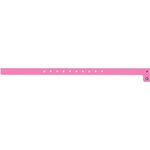 1/2" Wide Super Plastic Wristband - Day Glow Pink 211