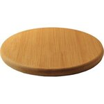 1 Pack Round Bamboo Coaster -  