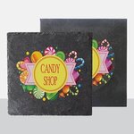 1 Pack Square Slate Coaster -  