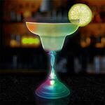 10 1/2 oz. Margarita Glass with Multi-Color LED Lights -  