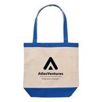 10 oz Cotton Canvas Boat Tote - Royal Blue