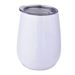 10 oz Stainless Steel Stemless Wine Glass - Matte Solid White