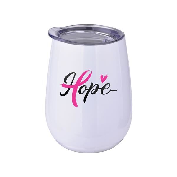 Main Product Image for Custom Printed Stainless Steel Stemless Wine Glass 10 oz 