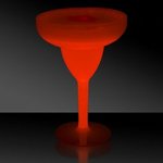 10 oz. Light Up Glow Margarita Glass - Red