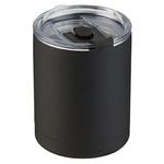 10 oz. Stainless Steel Low Ball - Black