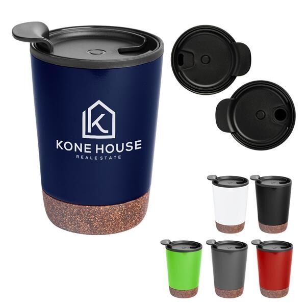 Main Product Image for 10 Oz Stainless Steel Zoe Tumbler With Cork Base