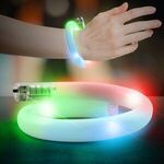 11" Coil Tube Bracelets w/Flashing LED Lights -  