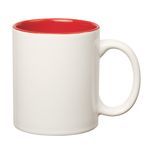 11 oz. Colored Stoneware Mug With C-Handle -  