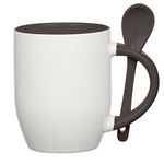 11 Oz. Full Color Stoneware Spooner Mug -  
