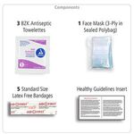 11Pcs Antiseptic and Protective Health Living Pack in Zipper -  