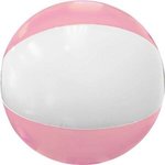 12" Beach Ball - Pink-white