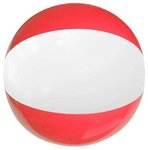 12" Beach Ball - Red-white