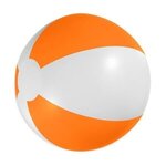 12" Beach Ball - White-orange