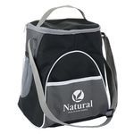 12-Can Trapezoid Cooler - Charcoal-black