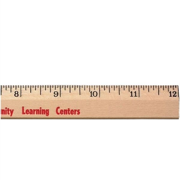 Main Product Image for Custom Imprinted 12" Clear Lacquer Beveled Wood bc