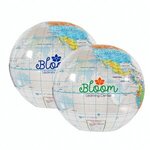 Buy Imprinted 12" Globe Beach Ball - Clear